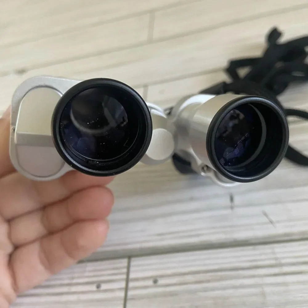 Empire Opera Binoculars - STEEL - Fully Coated Lens - 7 X 18 W/‎ Case